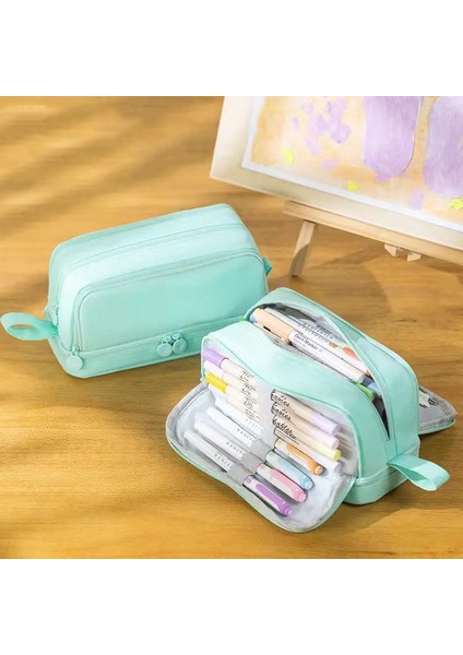 Tip B Yıldız 3 Veya 4 Bölmeli Mor Büyük Kalem Kutusu Kalem Çantası Okul Öğrenci Kalem Kutuları Kozmetik Çantası Sabit Organize Ofis Arzı (Yurt Dışından) indirimleri