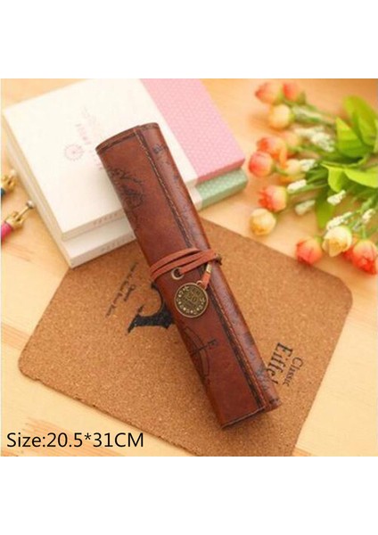 Gösterir 1 Adet Vintage Retro Alacakaranlık Efsanesi Kalem Çantası Vampir Makyaj Kozmetik Rulo Kalem Kutusu Okul Malzemeleri (Yurt Dışından)