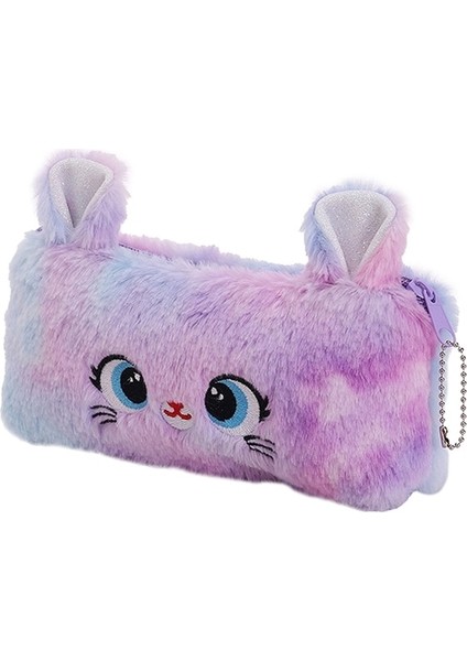 B-Pp Yumuşak Peluş Unicorn Kalem Çantası Kılıf Renkli Kalemler Için Peluş Kalem Çantası Fermuarlı Çanta Makyaj Kutusu Sevimli Okul Ofis Çantası (Yurt Dışından)