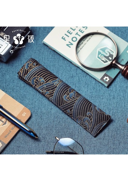 Beyaz Vinç 1 Adet El Yapımı Pamuk Kalem Kutusu Tek Dolma Kalem Çantası Retro Iş Imza Çin Tarzı Baskı Desen Ideal Hediye (Yurt Dışından) fiyatları