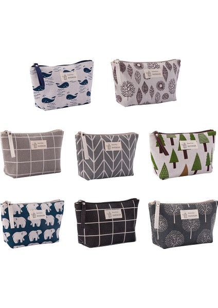 Rastgele Çok Fonksiyonlu Kanvas Saklama Çantası Kumaş Fermuarlı Bozuk Para Cüzdanı Kozmetik Saklama Çantası Kawaii Kalem Kılıfı Okula (Yurt Dışından) fırsatları