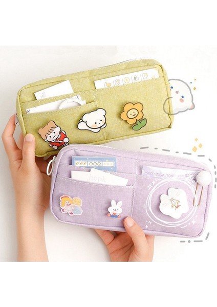 Kızlık Pembe Okul Kırtasiye Saklama Çantası Sevimli Kalem Kalem Kutusu Çantası Kız Kozmetik Çantası Büyük Kalem Kutusu Kız Için Hediyeler Kalem Çantası Kawaii Kalem Kutusu (Yurt Dışından) fiyatları
