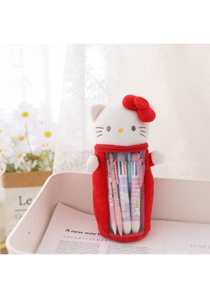 24X8X16 cm Kawaii Sanrio Peluş Kalem Kutusu Karikatür Kuromi Melody Cinnamoroll Peluş Bebek Sevimli Şeffaf Kalemlik Kutusu Oyuncaklar Kızlar Için Hediye (Yurt Dışından) indirimleri