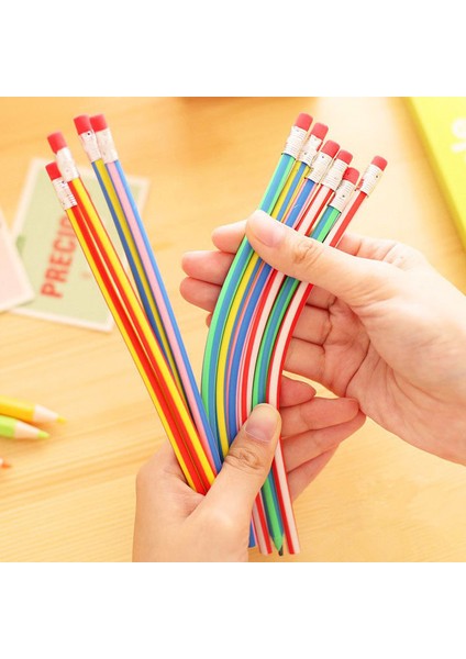 10 Adet Kalemler 10 Adet Yumuşak Kalemler Bükülme Serbestçe Kroki Kalem Silgi ile Çocuk Çizim Kalem Okul Yazma Kırtasiye Yazma Kalemler (Yurt Dışından) fiyatları