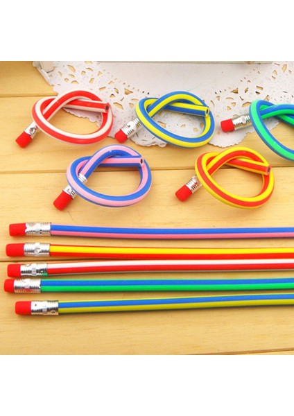 10 Adet Kalemler 10 Adet Yumuşak Kalemler Bükülme Serbestçe Kroki Kalem Silgi ile Çocuk Çizim Kalem Okul Yazma Kırtasiye Yazma Kalemler (Yurt Dışından) fırsatları