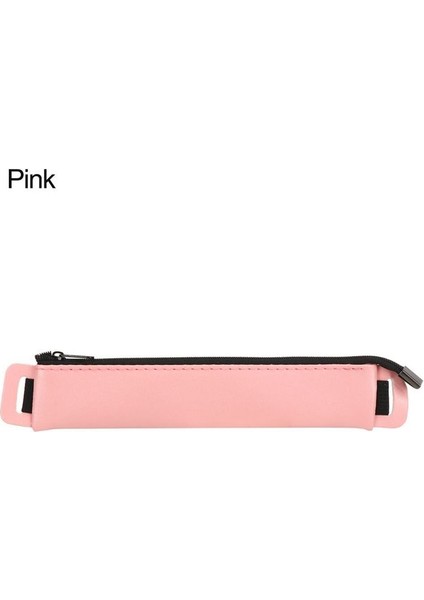 Pembe Lüks Pu Deri Elastik Toka Kalem Kutusu Kitap Dizüstü Kalem Çantası Dokunmatik Ekran Kalemi Kapak Ofis Toplantısı Için Kolay Taşıma Yeni (Yurt Dışından)