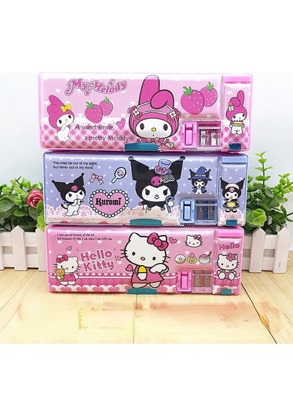 Stil 2 Sanrio Hello Kitty Çanta Kuromi My Melody Cinnamoroll Küçük Kız Kalem Kutusu Kalem Kutusu Kalem Çantası Okul Malzemeleri Hediye (Yurt Dışından)