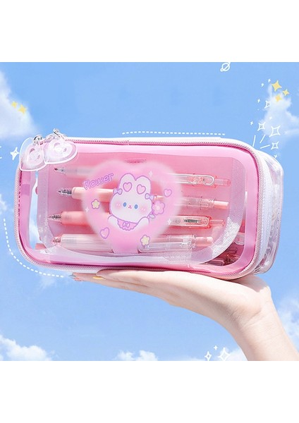 Stil 3 Kızlar Için Kalem Kutuları Okul Malzemeleri Sevimli Kalem Kutusu Trousse Scolaire Pencilcase Estuche Escolar Şeffaf Kalem Çantası (Yurt Dışından) fiyatları