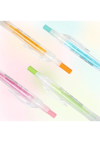 Açık Pembe Japonya Kokuyo Mekanik Kurşun Kalem Şeffaf Doku Basit Şeker Renk Sevimli Küçük Taze Boyama Yazma Mekanik Kurşun Kalem 0.5mm (Yurt Dışından)