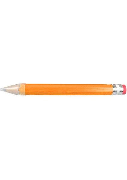 Turuncu 1 Adet Ahşap Kalem 35 cm Büyük Ahşap Grafit Kurşun Kalem Renkli Kalın Kalem Sahne Çocuklar Için Yaratıcı Hediye (Yurt Dışından)