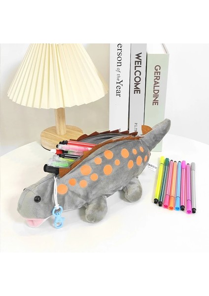 Stil 5 Dinozorlar Peluş Kalem Kutusu Okul Malzemeleri Kalem Kutusu Estuche Escolar Kalem Kutusu Trousse Scolaire Kawaii Kırtasiye Kalem Çantası (Yurt Dışından) indirimleri