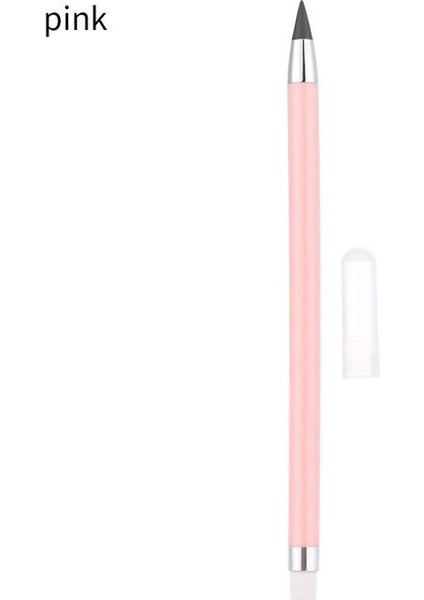 Pembe Kırtasiye Makaron Renk Çevre Dostu Mürekkep Yok Hb Mürekkepsiz Ebedi Kalem Sınırsız Yazma Kalem Kroki Aracı (Yurt Dışından)