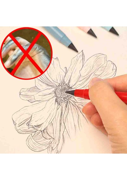 E Sonsuz Kalem Sınırsız Yazma Metalik Hiçbir Mürekkep Imza Kalem Ebedi Silinebilir Kalem Kawaii Kırtasiye Okul Malzemeleri (Yurt Dışından) fırsatları