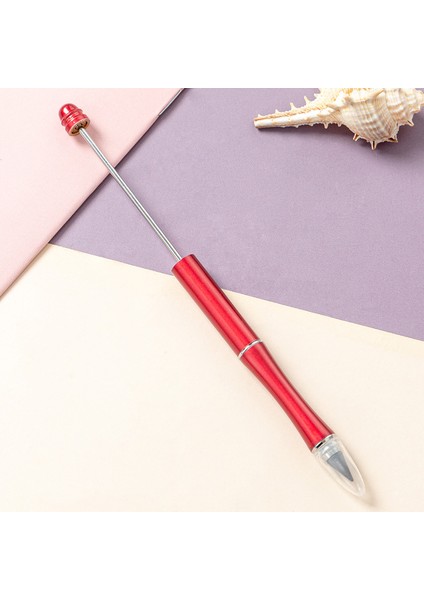 Kırmızı 16 Adet Yeni Boncuklu Kalem Boncuklu Sonsuz Kalem Kalem Çocuk Için Pozitif Duruş Yazma Okul Malzemeleri (Yurt Dışından)