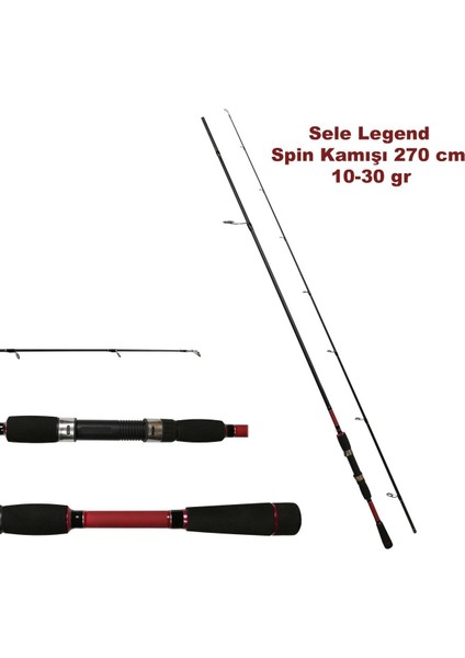 Spin Kamışı Sele Legend 270CM 10-30GR Aksiyonlu fiyatları