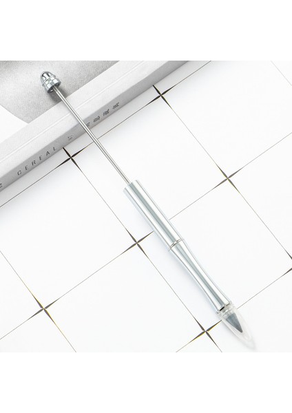 Diandu Gümüş 16 Adet Diy Boncuklu Kalem Ebedi Kalemler Sınırsız Kalem Çizim Hiçbir Bileme Kalemler Mürekkepsiz Yazma Sürekli Ebedi Kalem (Yurt Dışından)