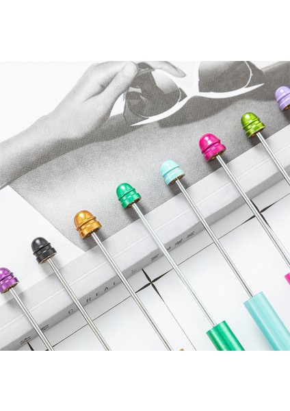 Diandu Gümüş 16 Adet Diy Boncuklu Kalem Ebedi Kalemler Sınırsız Kalem Çizim Hiçbir Bileme Kalemler Mürekkepsiz Yazma Sürekli Ebedi Kalem (Yurt Dışından) modelleri