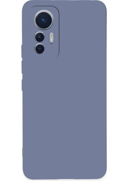 Xiaomi Mi 12 Lite Kapak Içi Kadife Kamera Korumalı Lansman Silikon Kılıf - Petrol Mavisi