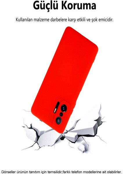 Xiaomi Mi 12 Lite Kapak Içi Kadife Kamera Korumalı Lansman Silikon Kılıf - Yeşil