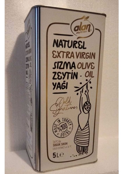 Natürel Sızma (Extra Virgin) Zeytinyağı 5lt