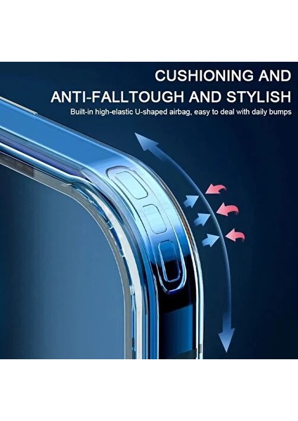 Samsung S21 Plus Uyumlu Premium Şeffaf Köşe ve Kamera Korumalı Kılıf fırsatları