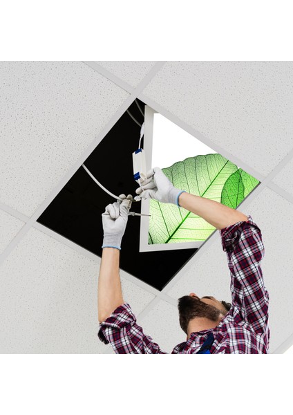 60X60 LED Panel Aydınlatma Armatür Avize Sıva Altı Desenli Tekli 46510099SA