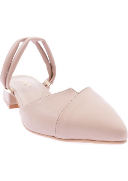 K582 Kadın Sivri Burun Parmak Dekolteli Alçak Topuk Terlik fiyatları