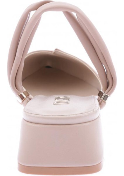 K582 Kadın Sivri Burun Parmak Dekolteli Alçak Topuk Terlik fırsatları