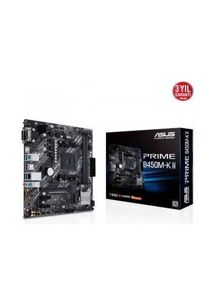 Prıme B450M-K Iı 4400 Ddr4 DVI VGA M2 Am4