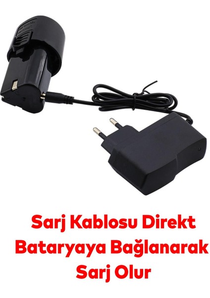 Çift Akülü Li-Ion Batarya 12V Çift Vitesli 1500 Mah LED Işıklı Darbesiz Anahtarsız Vidalama TDLI1232E