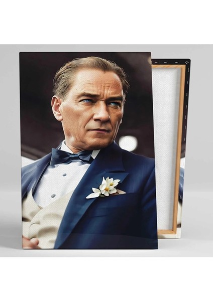 Mustafa Kemal Atatürk Yapay Zeka Günümüzdeki Hali Kanvas Tablo ART00125