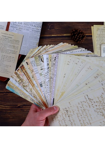F Yoofun Önemsiz Dergisi Retro Harita Malzeme Kağıt Dıy Scrapbooking Dergisi Kolaj Albümü Günlüğü Dekorasyon Büyük Boy Arka Plan Kağıdı (Yurt Dışından) fırsatları