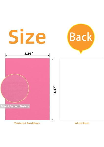 Gül Kırmızı 50 Sayfalık Renkli Dokulu Kart Stoğu, Çeşitli Renkler 200GSM Soluk Doku, Tek Taraflı Baskılı Renkli Kağıt, Premium Kalın Kağıt (Yurt Dışından) modelleri