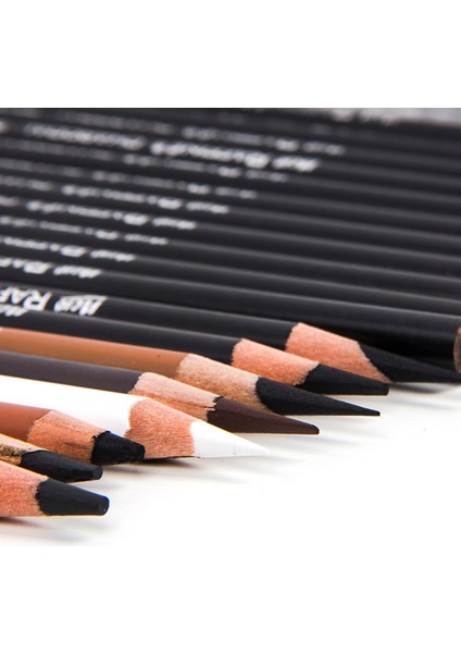 BROWN-12PCS 12 Pcs Çizim Kalem Kroki Seti 2B14B Kömür Beyaz Öğrenci Yumuşak Karbon Orta Sert Officeschool Tedarik Kırtasiye (Yurt Dışından) fırsatları