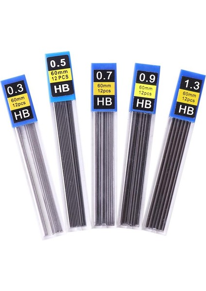 0.9mm 5 Adet/grup Öğrenci Kalem Dolum Yazma Aksesuarları 0.3mm 0.5mm 0.7mm 0.9mm Çizim Sanat Eskiz Kalem Kurşun (Yurt Dışından) fırsatları