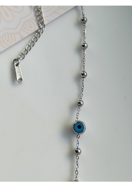 Nazar Boncuklu 55CM Çelik Kolye fırsatları