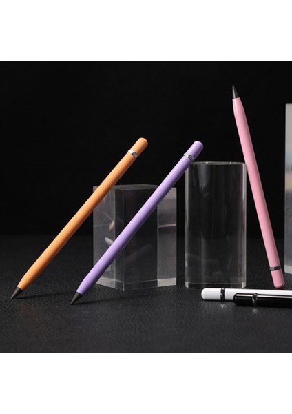 Pembe Mürekkepsiz Ebedi Kalem Sınırsız Yazı Metal Kalem Okul Sonsuz Yazma Kalem Iş Ofis Sanat Çizim Yazma Kalem (Yurt Dışından) indirimleri