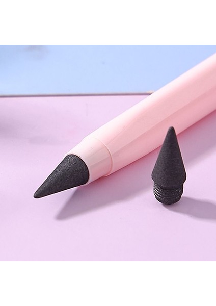 Pembe Kalem Seti Siyah Teknoloji Silinebilir Sonsuzluk Kalemi Öğrenci Dik Kesim Veya Mürekkep Bitirilemez Yazma Resim Kolayca Kırılmaz (Yurt Dışından)