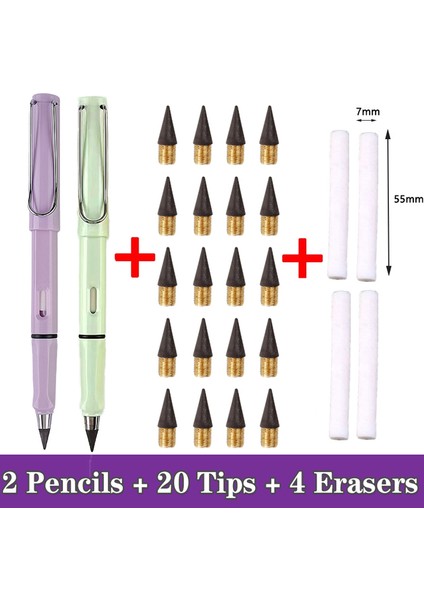 26 Adet Lpurple Lgreen 26 Adet/takım Ebedi Kalem Sanat Kroki Renk Kawaii Infinity Kalemler Kız Okul Malzemeleri Için Bileme Yok Kırtasiye Hediyeler Kalemler (Yurt Dışından)