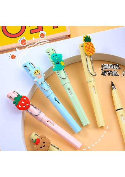 Stil 6 Ebedi Kalem Sevimli Kırtasiye Kawaii Okul Malzemeleri Karikatür Infinity Kalem Meyve Hayvan Dekorasyon Çocuklar Için (Yurt Dışından) fiyatları