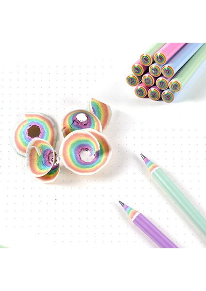 12 Adet 12 Adet/kutu Kağıt Gökkuşağı Hb Kalemler Yazma Kırtasiye Okul ve Ofis Malzemeleri Dropshipping Yazma ve Boyama (Yurt Dışından) indirimleri