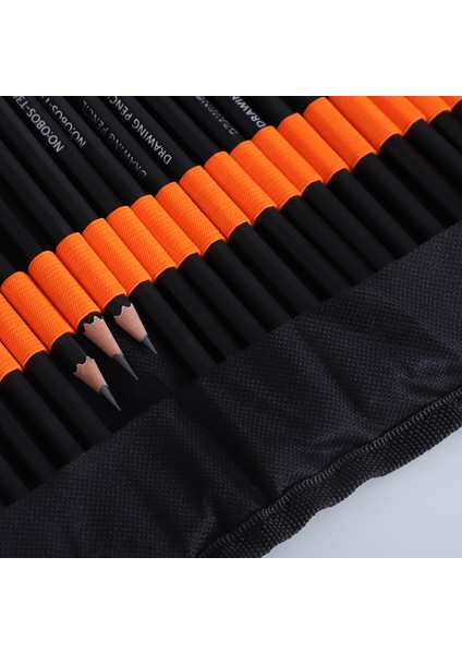 27 Adet Kit Öğrenci Kroki Seti Kalem Kömür Rulo Kanvas Çanta Boyama Sanat Araçları Malzemeleri Kömür Kalem Silgisi Yeni Başlayanlar Için Adanmış (Yurt Dışından) fırsatları