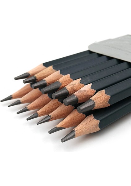 12 Adet Metal Kutu 12/14 Adet Set Profesyonel Kroki Çizim Kalem Seti Hb 2b 6h 4h 2h 3b 4b 5b 6b 10B 12B B Boyama Yazma Kalem Kırtasiye Kaynağı (Yurt Dışından)