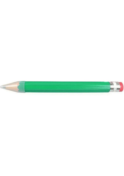 Yeşil 1 Adet Ahşap Kalem 35 cm Büyük Ahşap Grafit Kurşun Kalem Renkli Kalın Kalem Sahne Çocuklar Için Yaratıcı Hediye (Yurt Dışından)