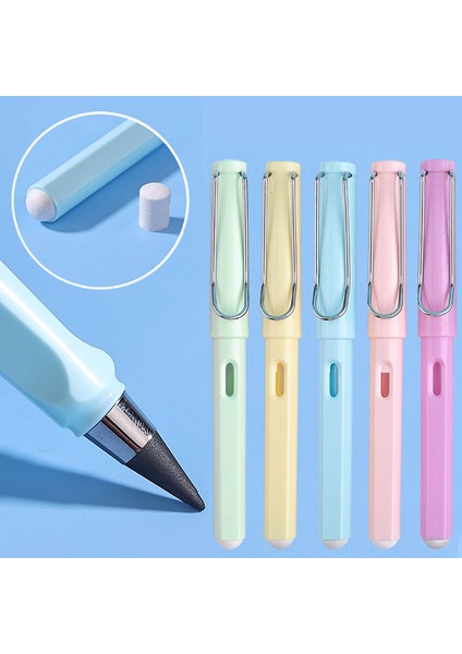Mor 1/3/5 Adet Yeni Teknoloji Ebedi Kalem Sınırsız Yazma Dayanıklı Hiçbir Mürekkep Kalem Kawaii Sanat Kroki Boyama Araçları Okul Kırtasiye (Yurt Dışından) fiyatları