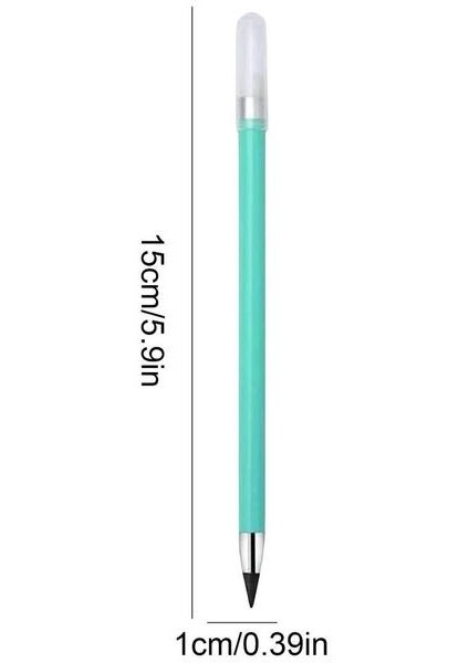 Yeşil Infinity Silgili Kalemler 6 Pcs Ebedi Mürekkepsiz Silinebilir Kalem Infinity Yeniden Kullanılabilir Kalem Çizim Için Sürdürülebilir Kalem Ev Için (Yurt Dışından)