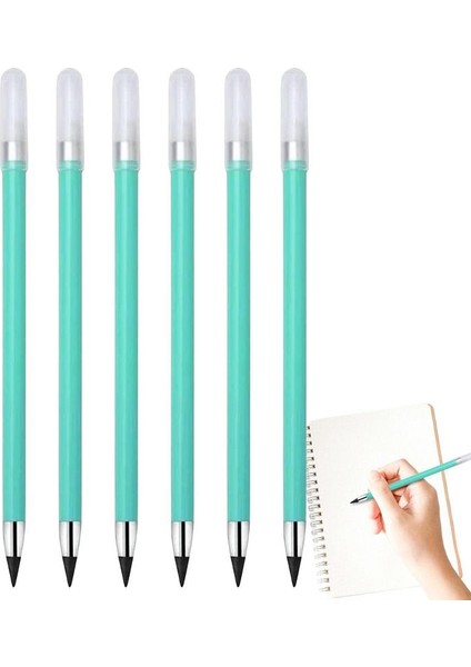 Yeşil Infinity Silgili Kalemler 6 Pcs Ebedi Mürekkepsiz Silinebilir Kalem Infinity Yeniden Kullanılabilir Kalem Çizim Için Sürdürülebilir Kalem Ev Için (Yurt Dışından) indirimleri