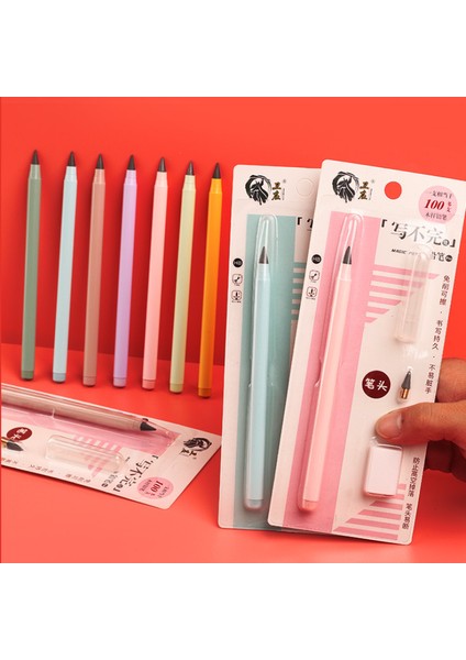 Mavi Öğrenci Sınırsız Yazma Ebedi Kalem Setleri Hb Hiçbir Mürekkep Kalem Karikatür Boyama Kalemler Çocuklar Için Yenilik Kırtasiye Okul Malzemeleri (Yurt Dışından) modelleri