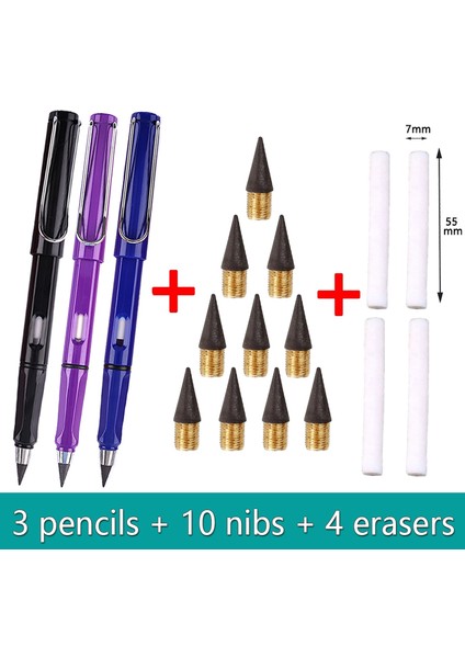 17 Silgi 17 Adet/takım Sonsuzluk Kalemler Hiçbir Bileme Sonsuzluk Kalemler Hiçbir Mürekkep Kawaii Sınırsız Kalemler Sanat Malzemeleri Okul Kırtasiye Uç Silgi (Yurt Dışından) fiyatları