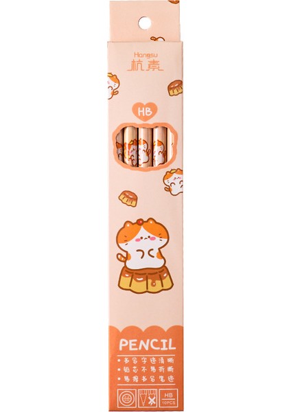 Sevgiliye Inek 10 Adet/takım Sevimli Kalem Silgi ile Hb Kawaii Karikatür Okul Ev Ofis Öğrenci Çalışma Kırtasiye Malzemeleri Çocuk Çizim Kroki Kalem (Yurt Dışından) modelleri